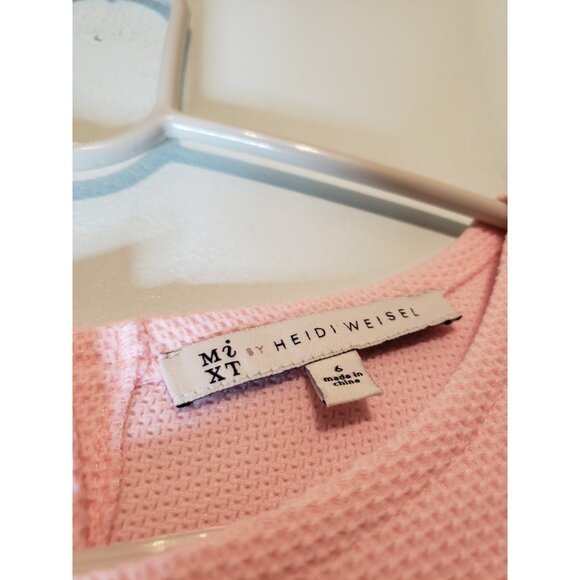 Mixt Heidi Weisel Womens 6 Dress A Line Pink Preppy Sleeveless Retro Barbiecore - Picture 5 of 6